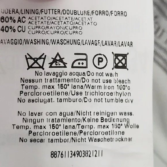 Zanella Vtg Wool Trousers Pants Mens Size 34 Pleated Cuffed Straight Leg - Picture 5 of 15